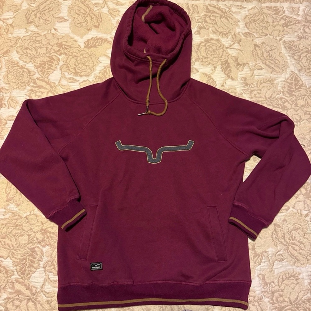 Men's Maroon Kimes Ranch Hoodie